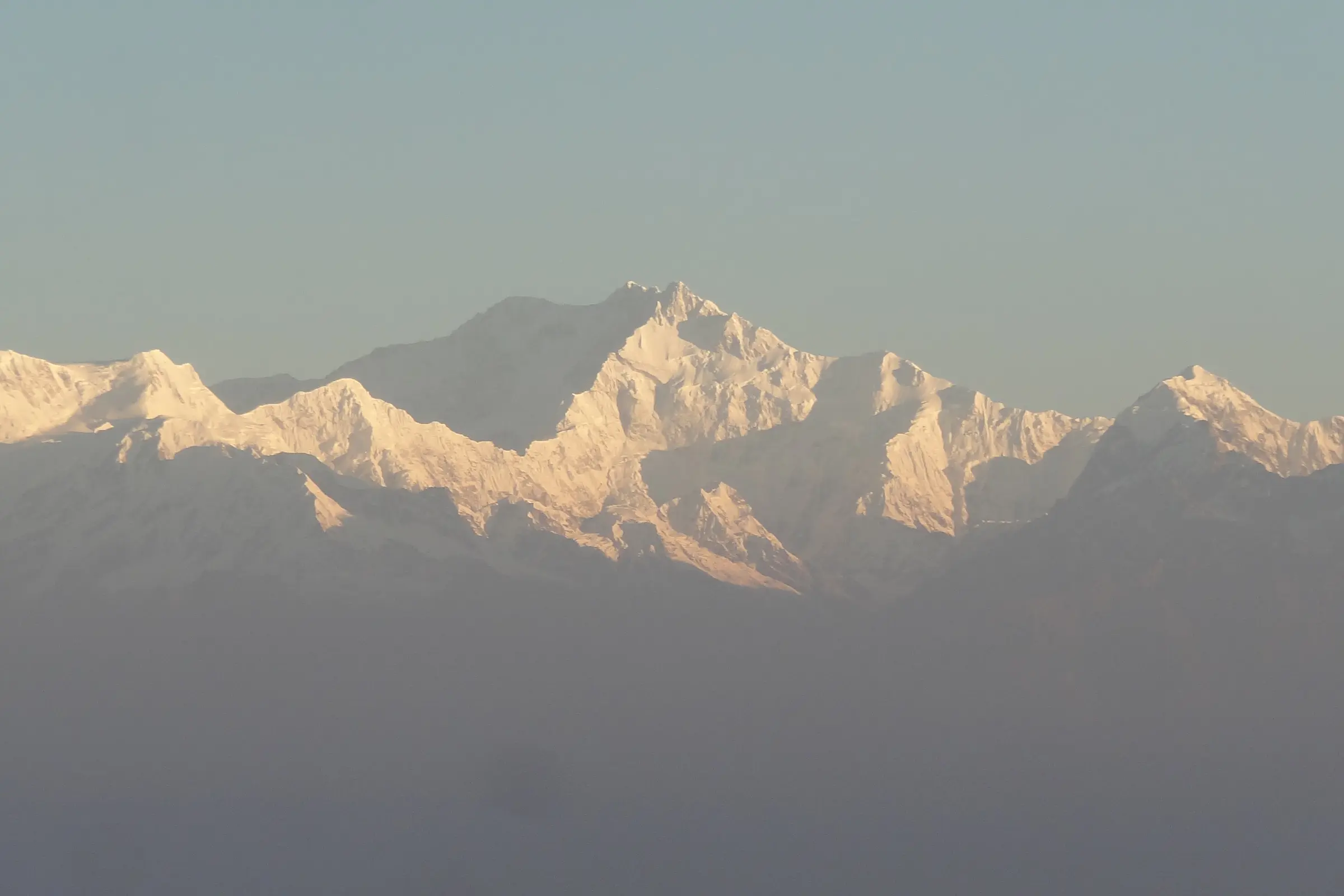 Kangchenjunga view representative of Chatakpur's mountain outlook