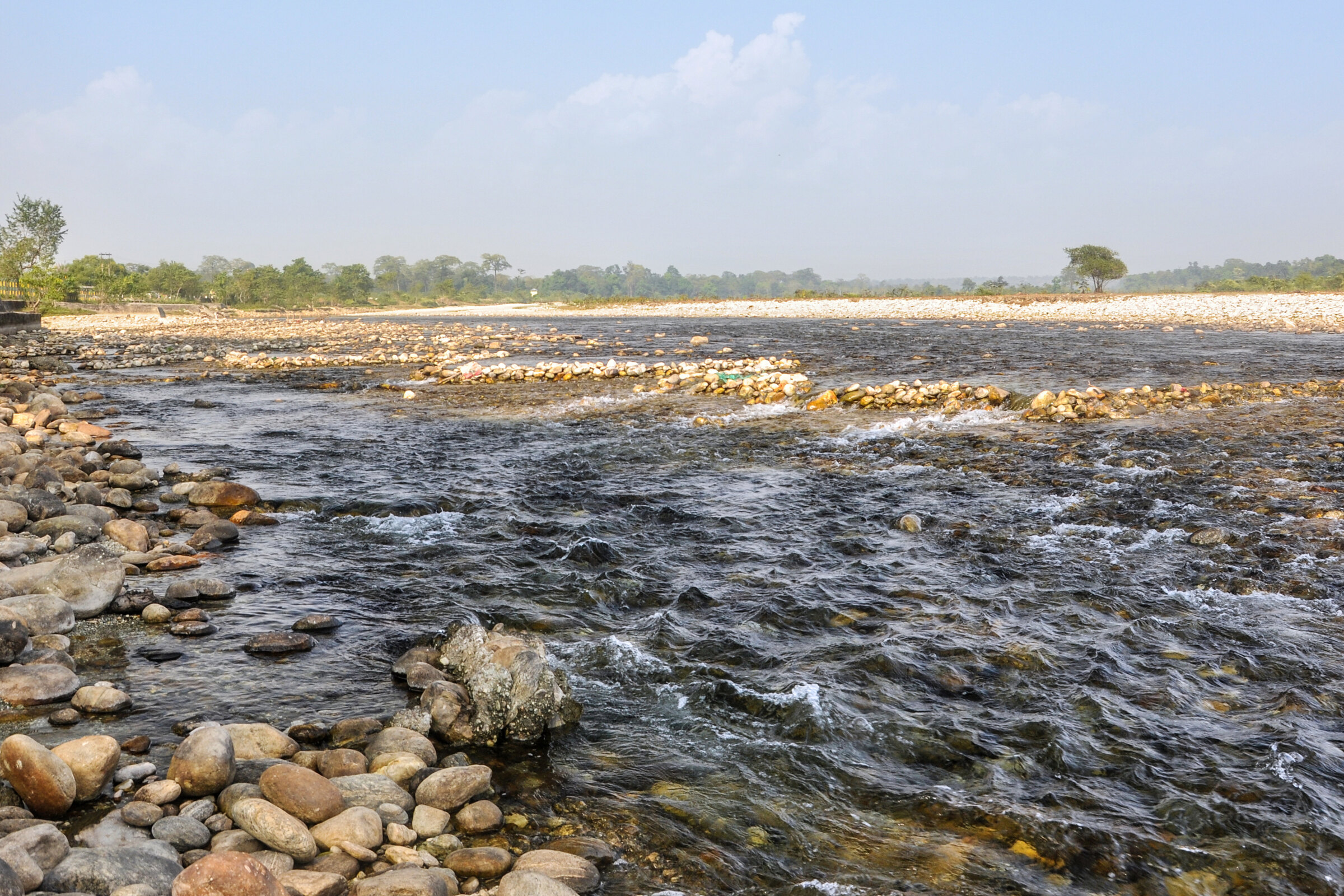 Murti River flowing through the Dooars landscape